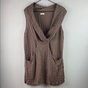 Linnea Textured Linen Mini Dress Size S